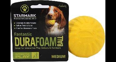Fantastic Durafoam Bal Geel Hond - 7 cm - M