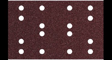 Metabo 635194000 Zelfklevende bladen 80 x 133 mm, P 120, 16 gaten, met klittenbandbevestiging (SRA)
