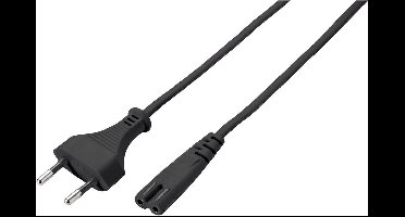 Sygonix SY-5043504 Stroom Netkabel Zwart 3.00 m