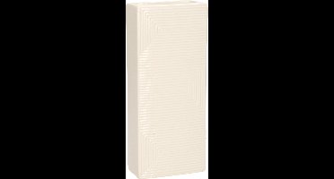 Gerimport luchtbevochtiger voor radiator - wit - aardewerk - 7,5 x 3,5 x 17,5 cm - waterverdamper
