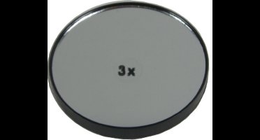 Vergrootspiegel 3x met zuignappen - Ø9cm