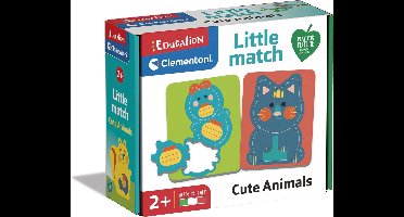 Clementoni Little Match Schattige Dieren - Kinderpuzzel