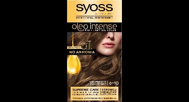 Syoss Oleo Intense - Haarverf - 6-10 - Donkerblond - 115ml x 12