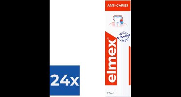 Elmex Tandpasta Anti-Caries - 75 ml - Voordeelverpakking 24 stuks