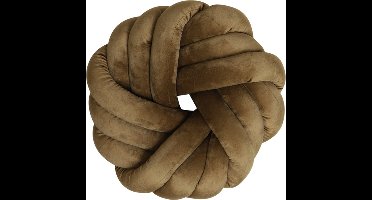 Light & Living - Kussen KNOT - 33x33cm - Bruin