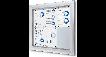 Vergrendelbaar Notitiebord Outdoor SCT 6 X A4 - Syna SCT6XA4PH - Horeca & Professioneel