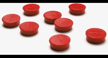 Scritto® Witboard Magneten Set 2 cm Rood - Syna MAGNETS20RED