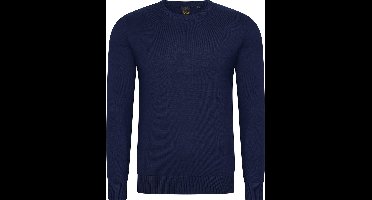 Mario Russo Ronde Hals Pullover - Trui Heren - Sweater Heren - Navy - XXL