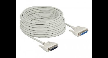 Seriële kabel D-sub 25 mannelijk tot vrouwelijk 20 m