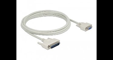 Seriële kabel D-sub 25 mannelijk tot d-sub 9 vrouwelijk 3 m