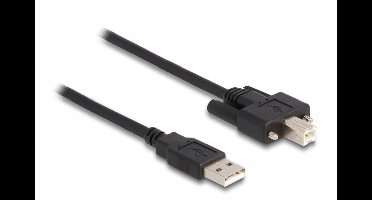 USB kabel USB 2.0 Type-A mannelijk naar type-b mannelijk met schroeven 3 m