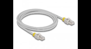 Kabel RJ45 Cat.6A S/FTP met gekleurde clips 2 meter