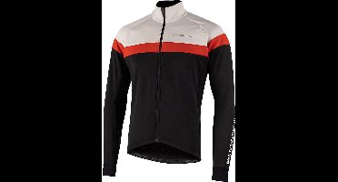 Nalini Fietsjack Heren Zwart Grijs - ROAD JKT BLACK GREY - L