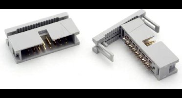 16-Pin 2x8 Male IDC Flat Ribbon Box Header 2.54mm Pitch Connector