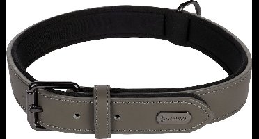 Hond Halsband met neopreen Binti Grijs L 42-52cm 25mm