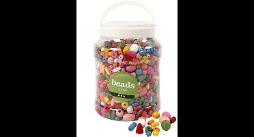 Creativ Company Houten Kralen 5-28 mm Multimix Groot ca 1938 stuks