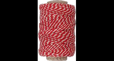 CC Gestreept Katoenkoord 50 m Rood Wit