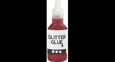 CC Glitterlijm 25 ml Rood