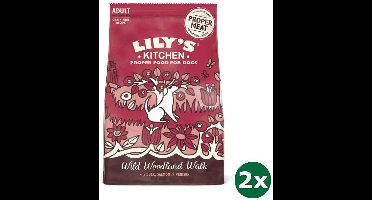 2x12 kg Lily's kitchen dog adult duck / salmon / venison hondenvoer