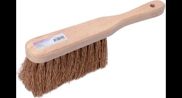 Handveger kokos ongelakt 30cm bruin haar