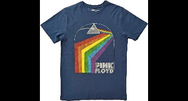 Pink Floyd - Prism Arch Heren T-shirt - L - Blauw