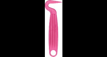 Vplast hoefkrabber - Stevige hoevenkrabber - Geschikt voor paarden - Kunststof - Roze