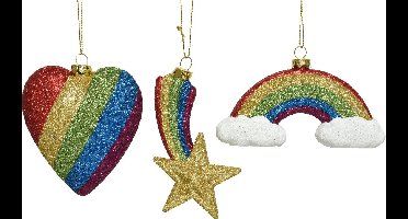 Hanger regenboog hart