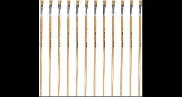 Kangaro Lyonse penseel nr 10 - gelakt hout - doos a 12 stuks - K-840210