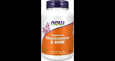 Now Foods, Glucosamine & MSM, Vegetarian, 120 vegetarische capsules