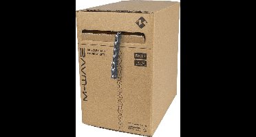 M-Wave Fietsketting 5/6/7-speed - 15m rol - Inclusief 10 verbindingsschakels - Grijs/bruin - 7.3mm breed