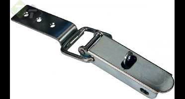 Spansluiting - 130 x 35 mm - Grendel - Aanhangersluiting - Incl. Tegenstuk