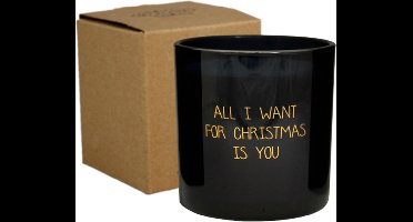 Kaars All I want for Christmas is you