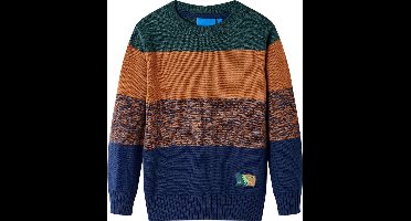 vidaXL - Kindertrui - gebreid - 92 - meerkleurig