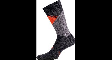 Nalini Fietssokken winter Unisex Zwart Rood- B0W WOOL SOCKS BLACK RED - 2XL
