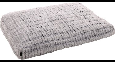 Kussen Stella Rechthoekig Grijs & Wit 80x60x10cm