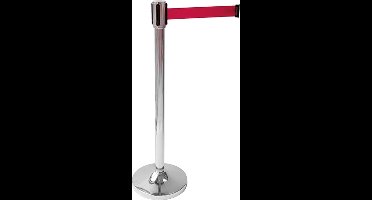 Afzetpaal uitrekbare band van 200cm rood