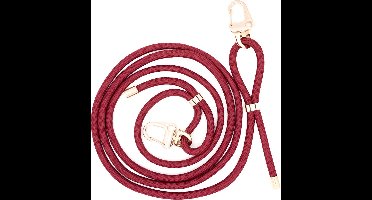 xoxo Wildhearts telefoonkoord - Bordeaux - Geschikt voor iPhone - Geschikt voor Samsung - Universeel - Phone cord - Telefoonketting - Koord voor telefoon - Telefoon hanger - Bordeaux rood