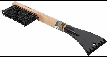 Talen Tools – IJskrabber – Met borstel – Gerecycled kunststof – Essenhouten handvat – ECO Friendly
