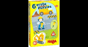 Haba 6 eerste puzzels - Bouwterrein.