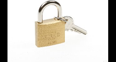 Oxloc Hangslot cilinder messing 40mm gls 4005