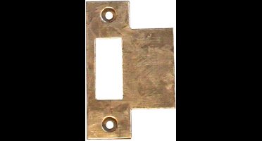 Sluitplaat - Staal - DX - Binnendeur - Dulimex loop, rechthoekig staal links/ rechts