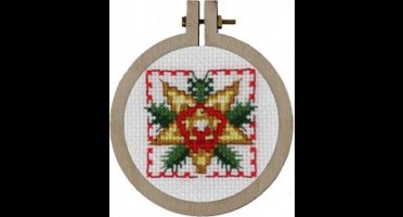Pako borduurpakket Kerst Incl.Lijstje 204.023