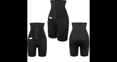 Wondermom Postpartum Belly Binder Shorts - [Shapewear] - [Sluitlaken] - [Buikband na bevalling] - Zwart - Maat M