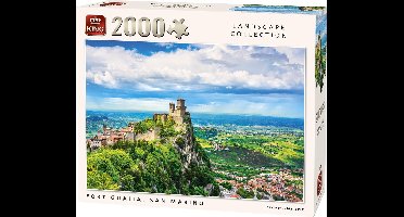 King Puzzel 2000 Stukjes (96 x 68 cm) - Fort Guaita - Legpuzzel Landschap