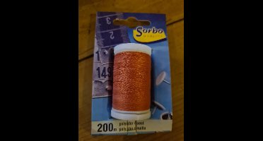 Sorbo 200m polyestergaren Roest