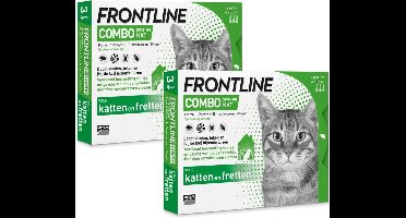 Frontline Combo Spot On Kat - Anti vlooien en tekenmiddel - 2 x 3 pip