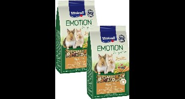 Vitakraft Emotion Beauty Selection Junior Konijn - Konijnenvoer - 2 x 600 g