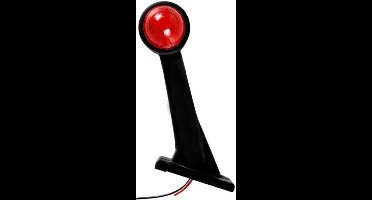 ProPlus Breedtelicht - Rood en Wit - Schuin Ontwerp - 160 mm - 12 Volt