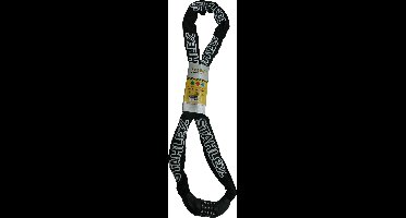 Stahlex Ketting cijferslot - 7 mm schakels - 140 cm - zwart - 4-cijferige code