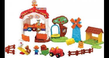 VTech Zoef Zoef Dieren Vrolijke Dierenboerderij - Cadeau - Speelfigurenset - Speelgoed met Liedjes & Reacties - 1 tot 5 Jaar
